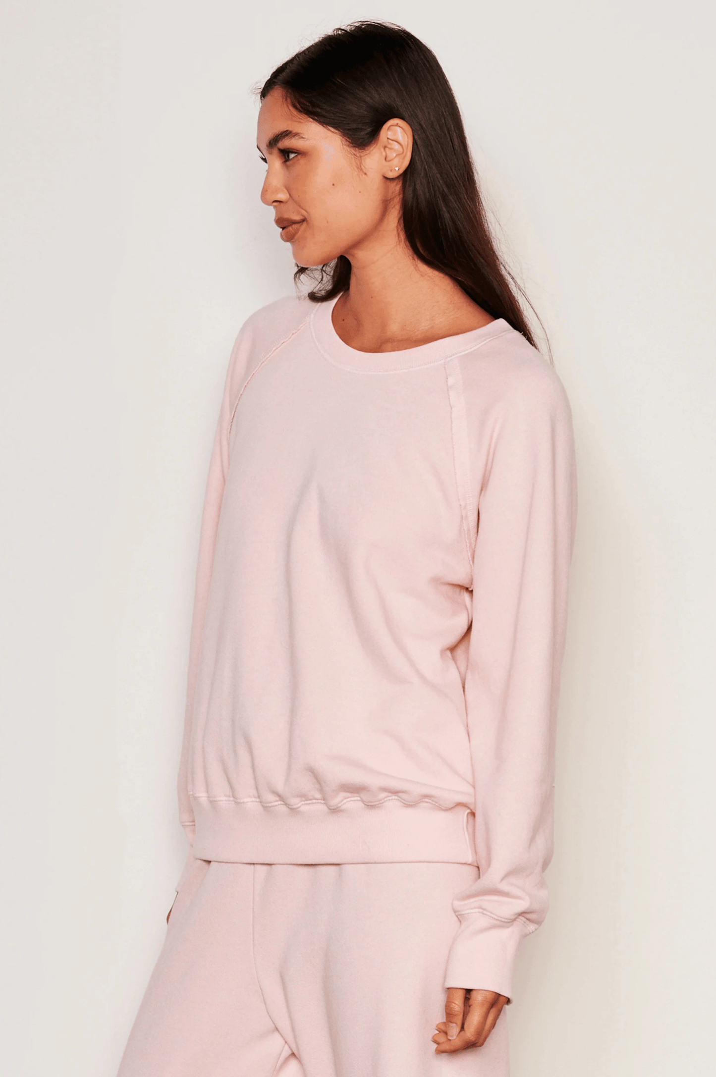 Raglan Sweatshirt - Faded Pink