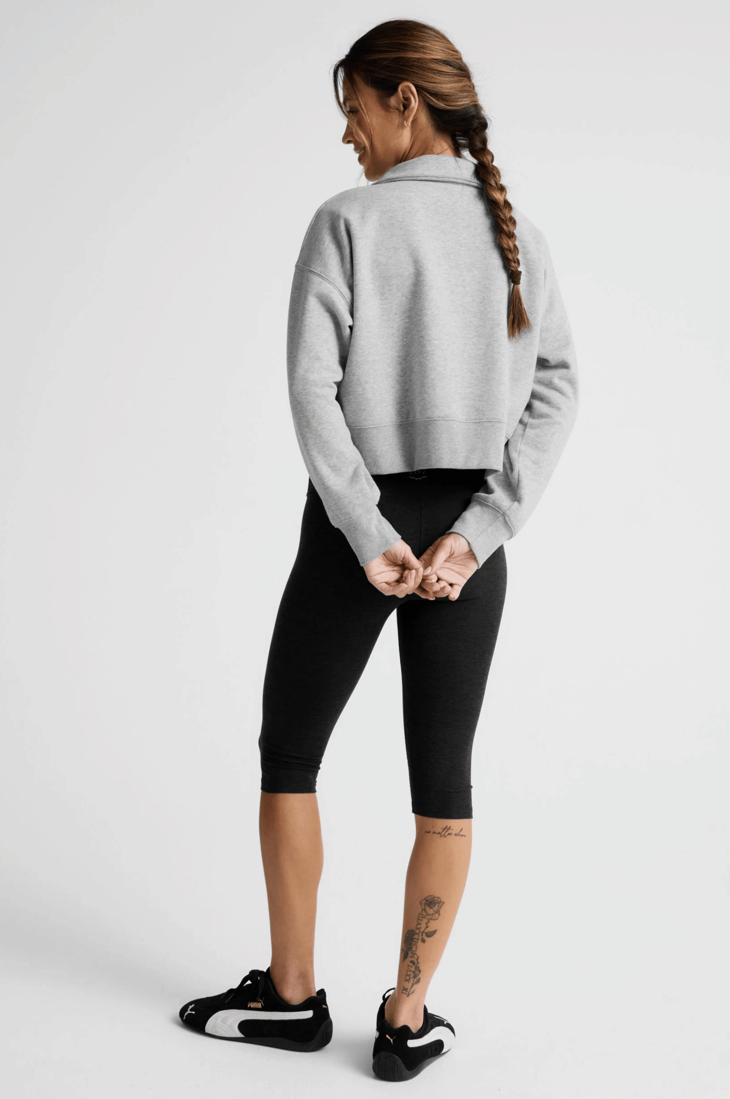 Spacedye High Waisted Pedal Pusher Legging - Darkest Night