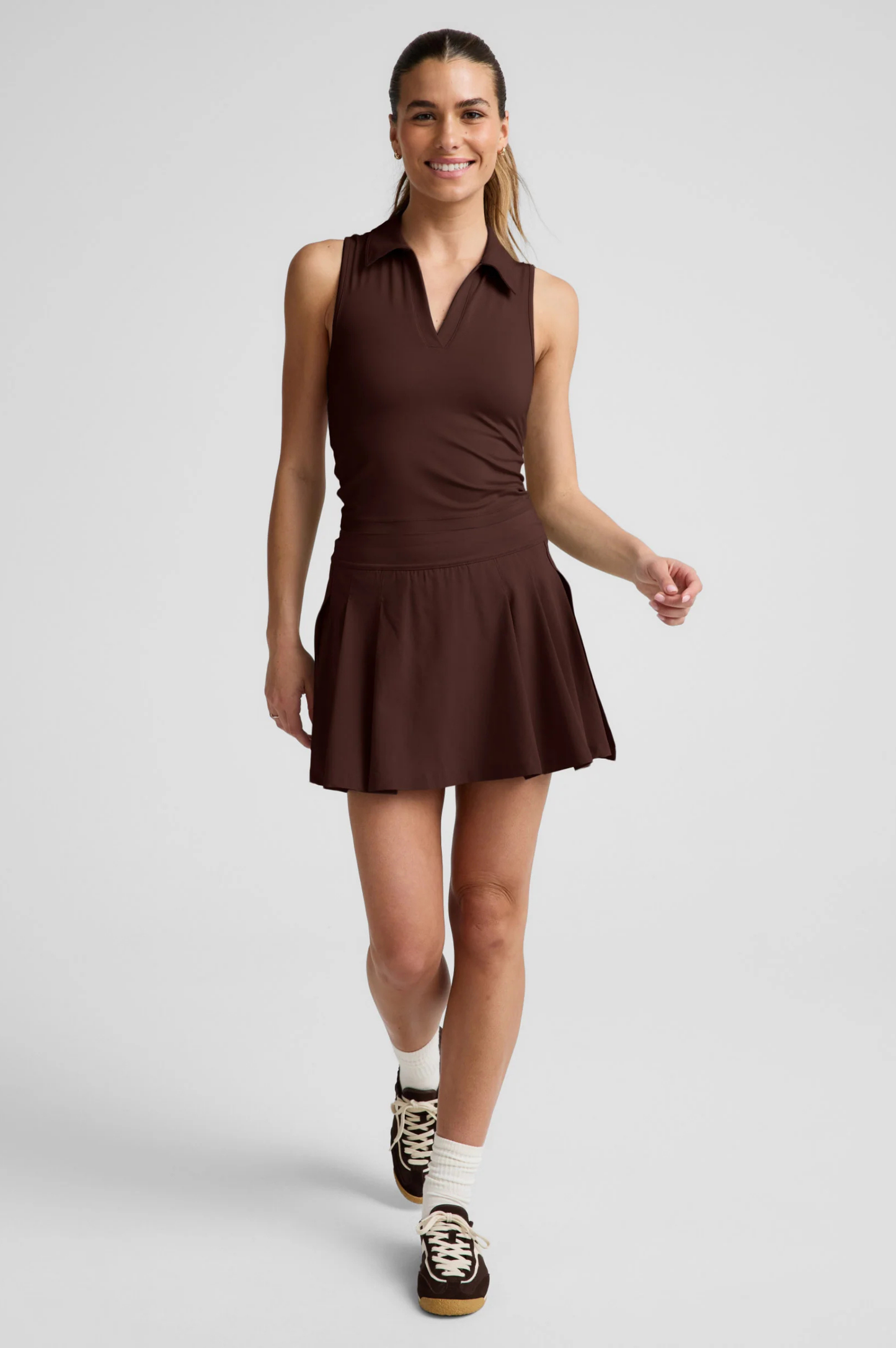 Sport Active Polo Tank - Iced Mocha