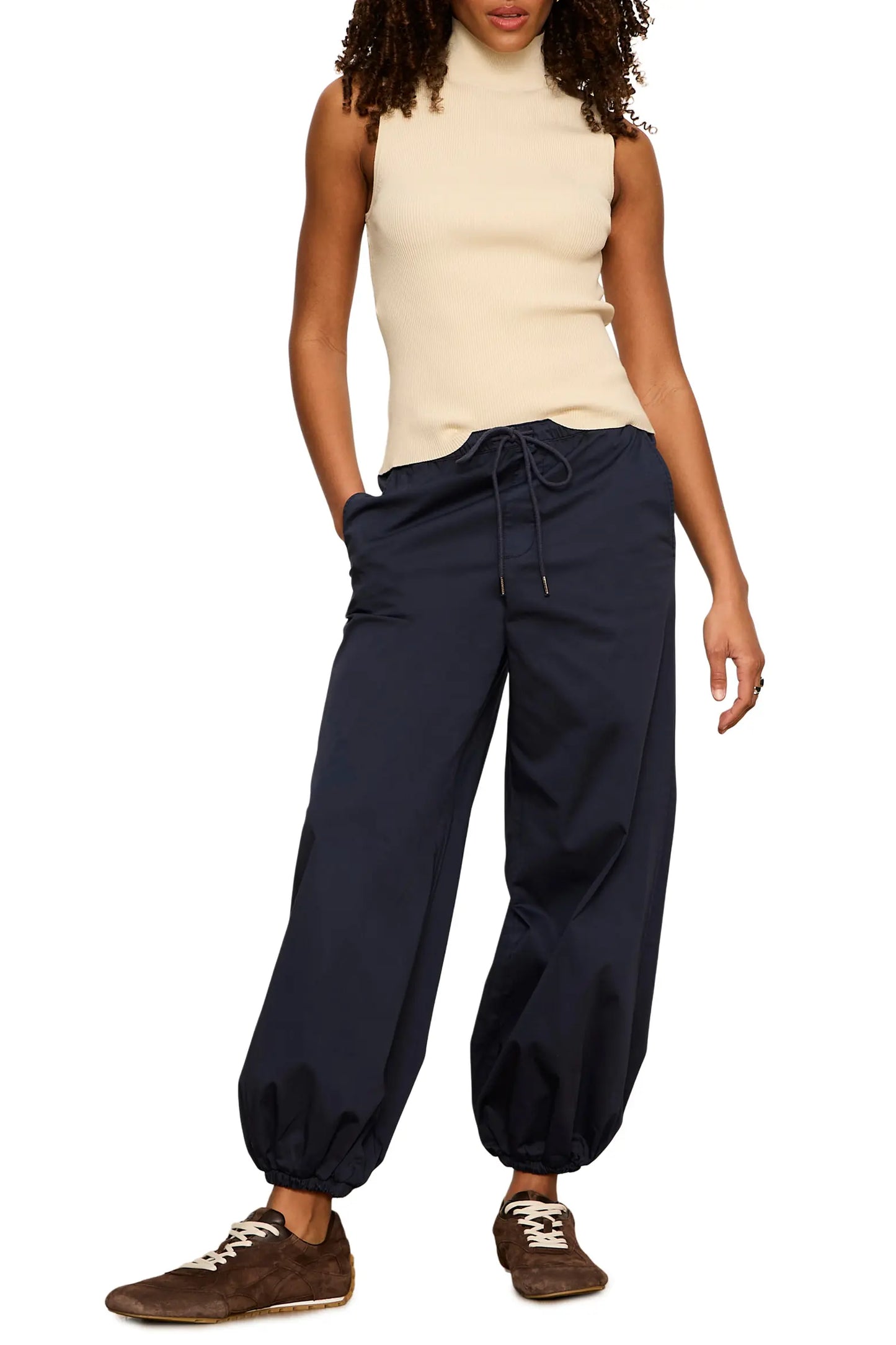 Float On Balloon Pant - Navy Blazer