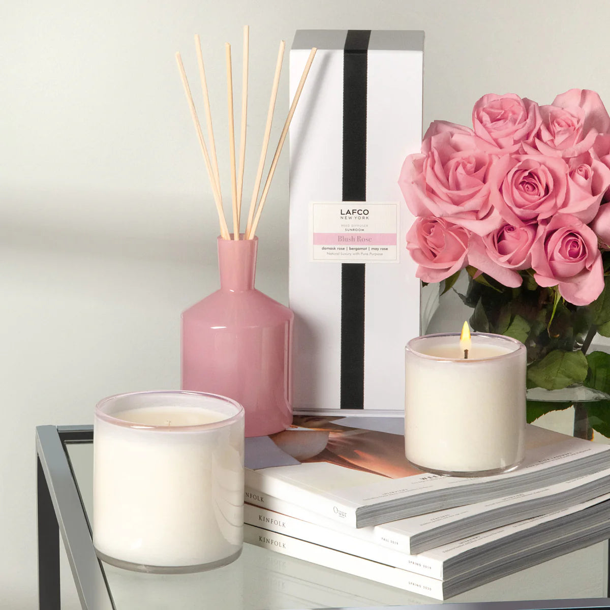 Blush Rose Classic Reed Diffuser