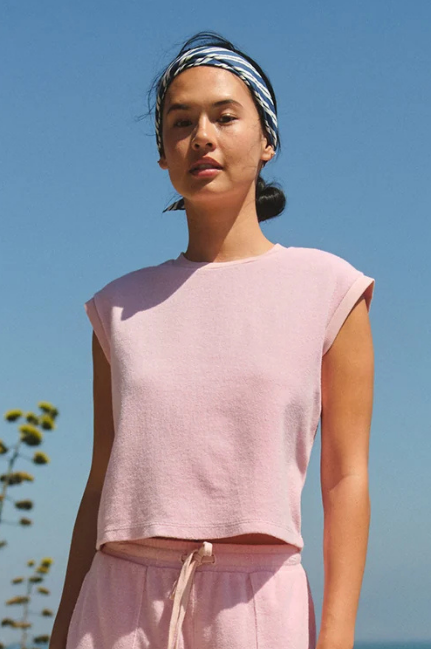 Muscle Tank - Faded Pink