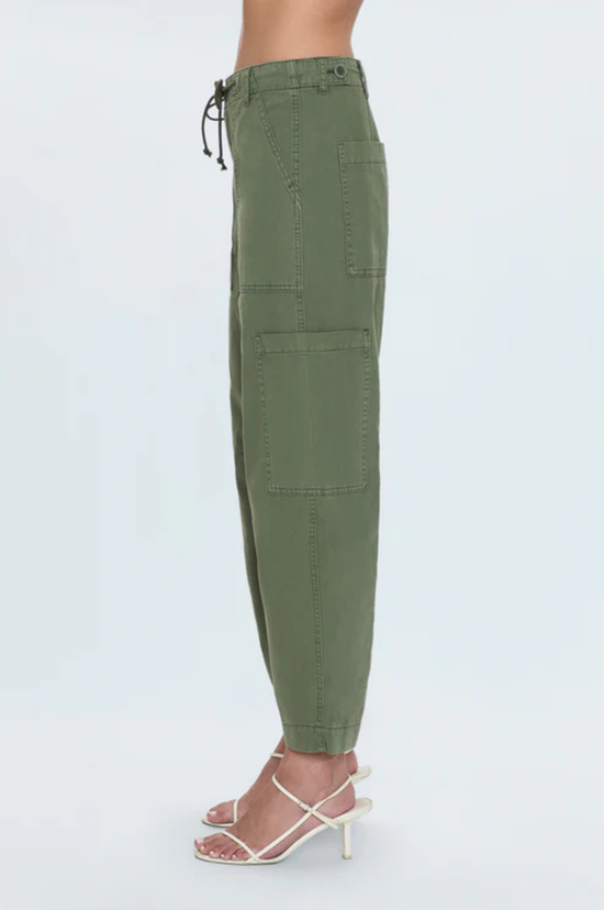 Sabrina Curved Utility Pants - Meadow