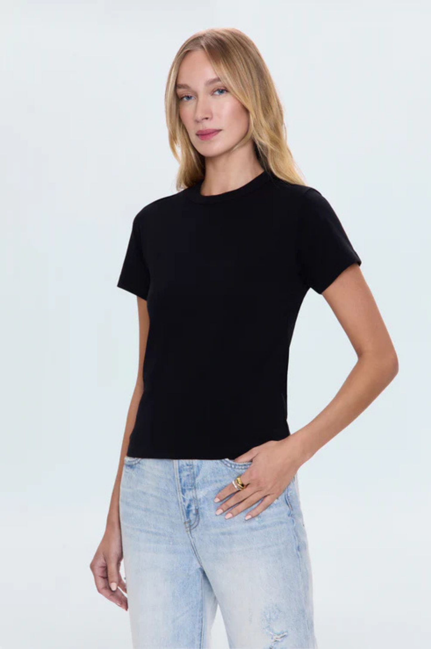 Alba Baby Tee - Noir