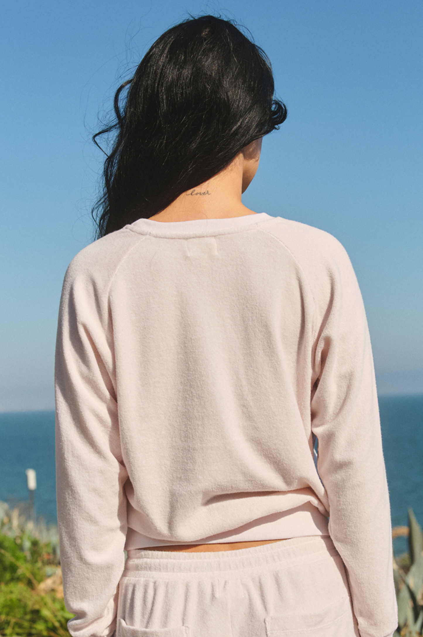 Raglan Sport Crew Sweatshirt - Oyster