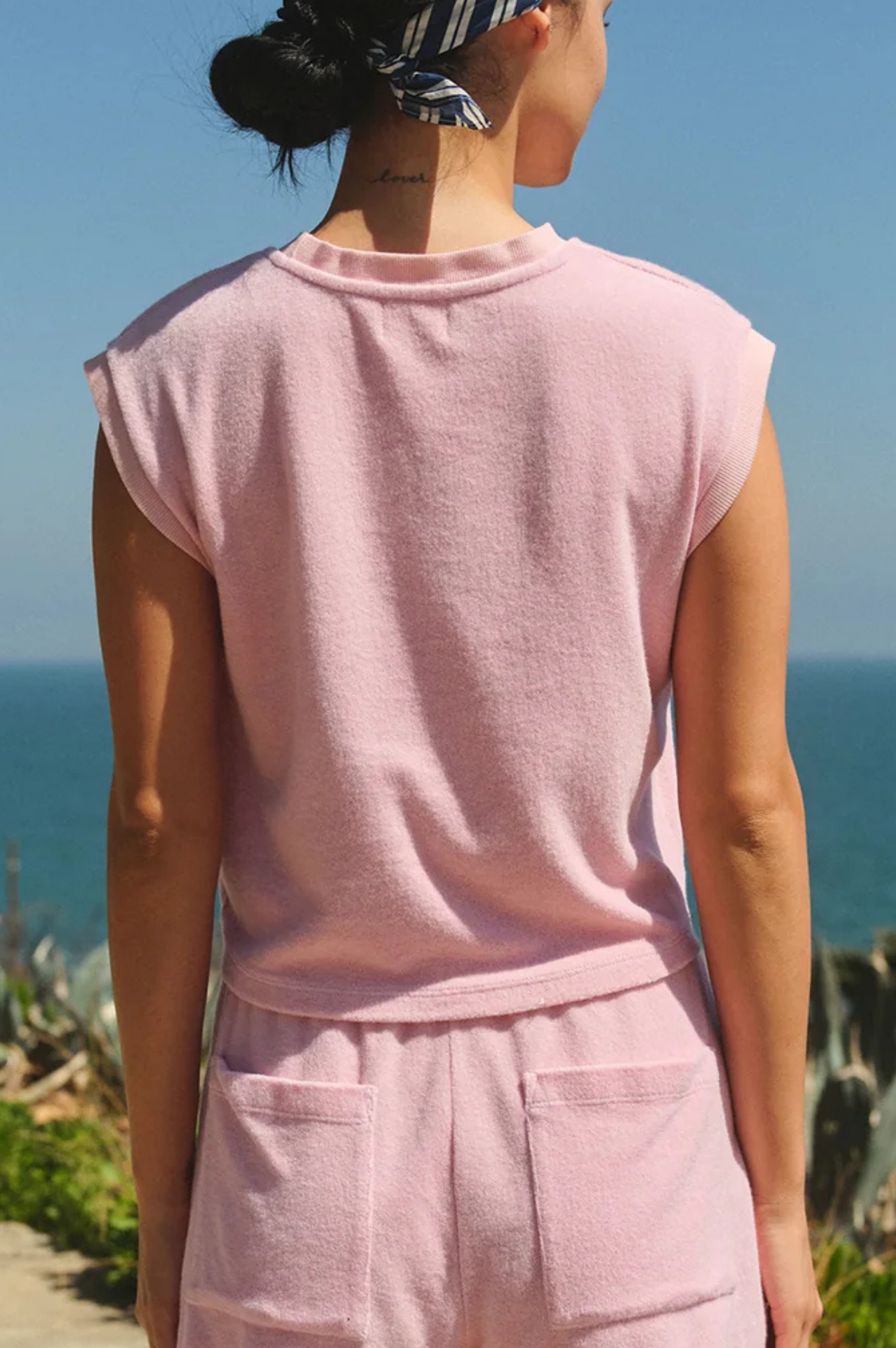 Muscle Tank - Faded Pink