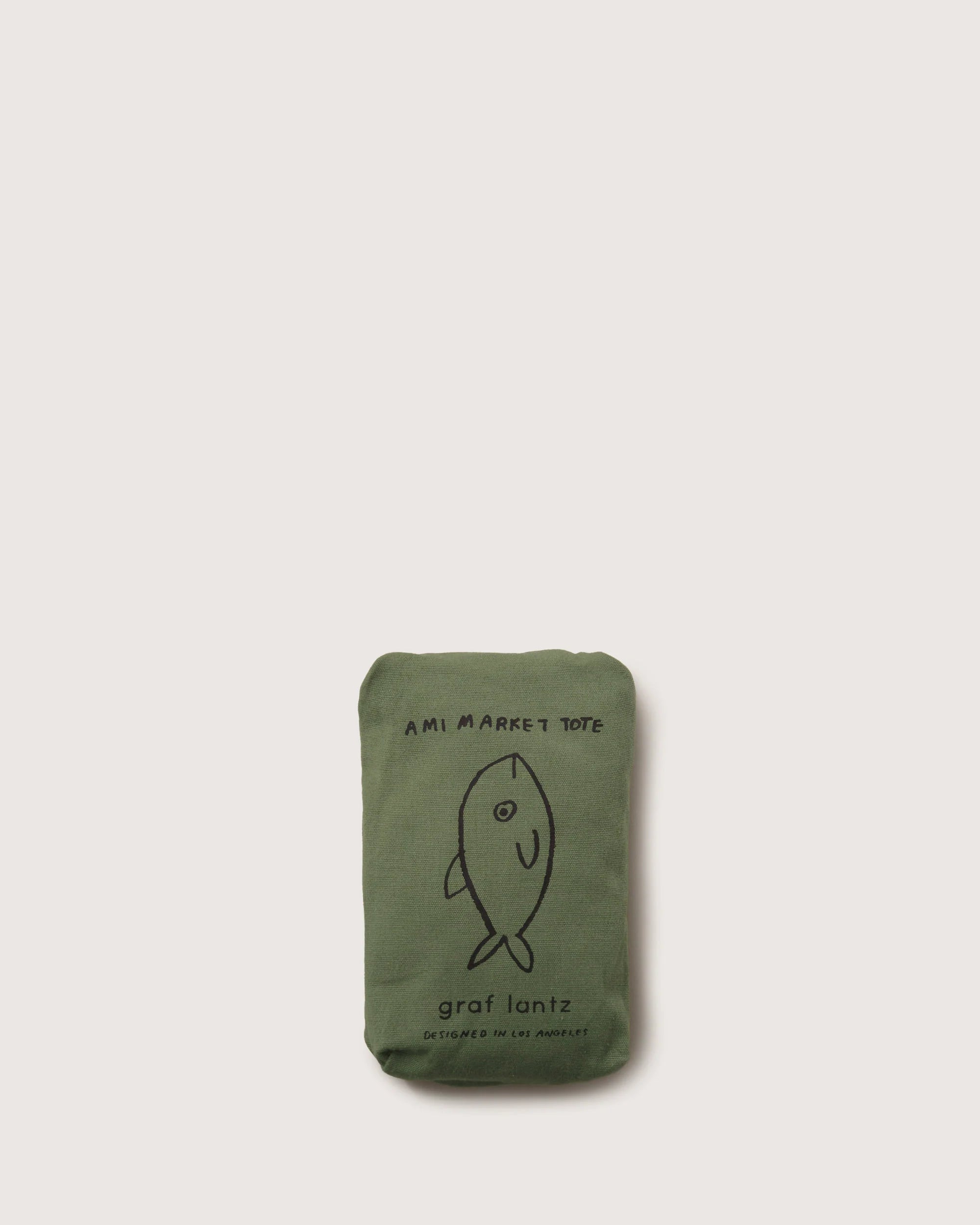 Ami Net Market Tote- Army