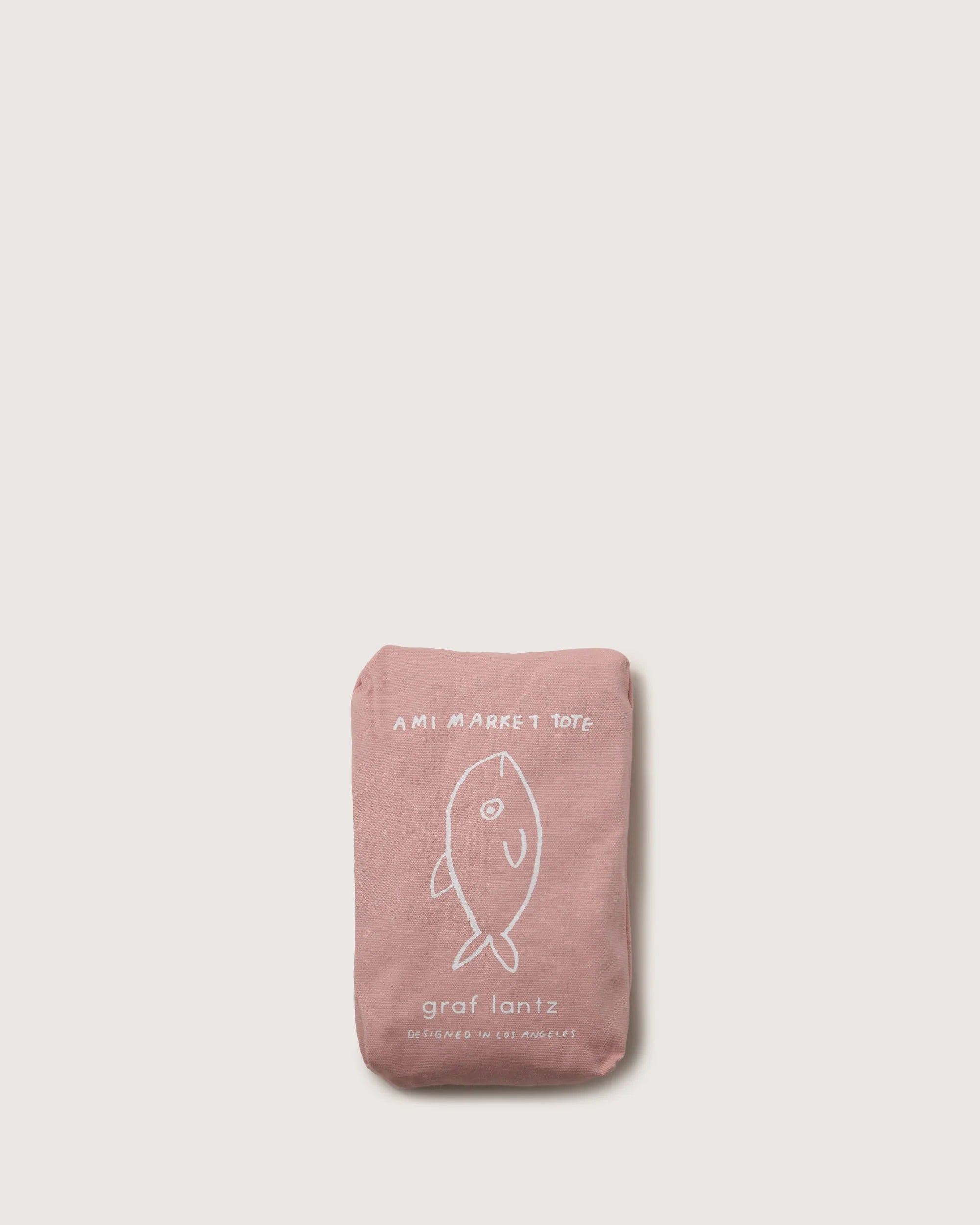 Ami Net Market Tote- Rose