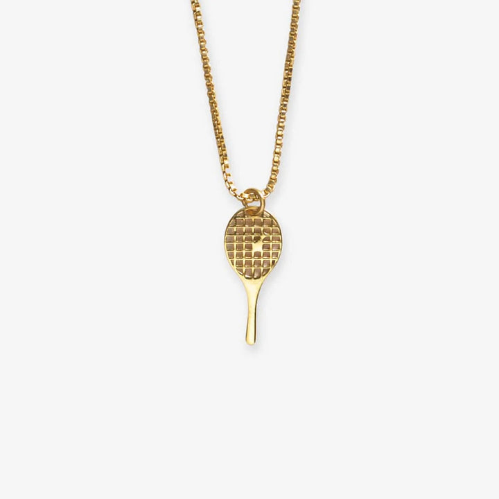 Alice Tennis Racket Pendant Necklace