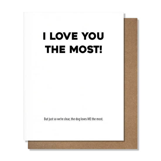 Loves Me Dog - Love Card
