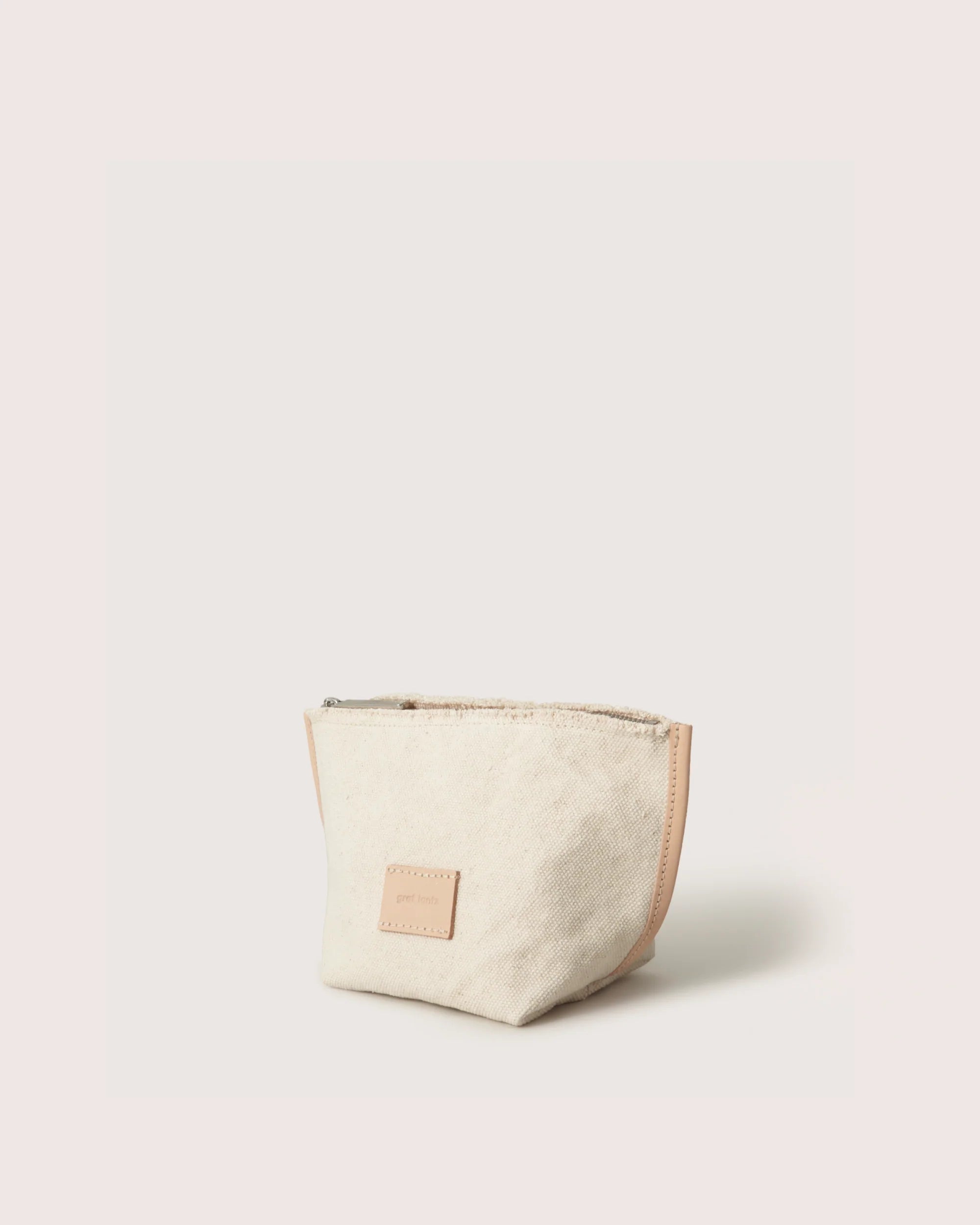 Hana Canvas Pouch - Natural