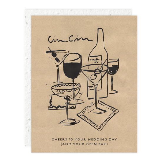 Cin Cin - Wedding Card