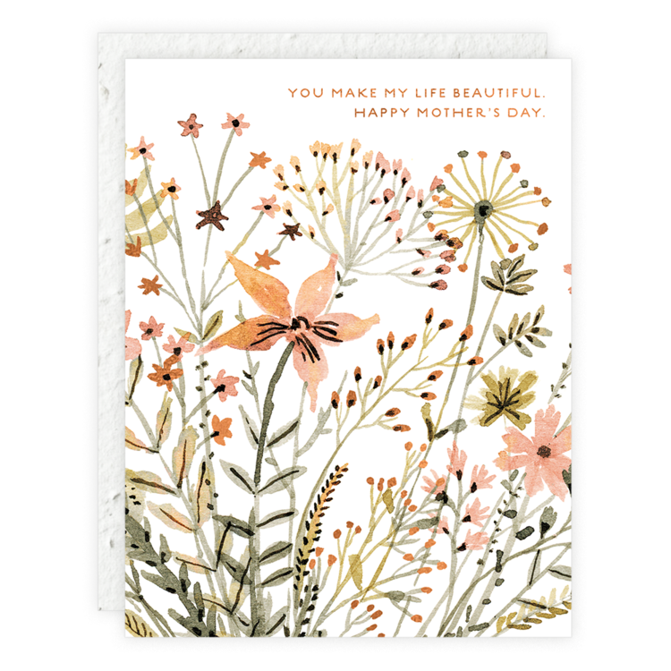Wildflowers - Mother's Day Card