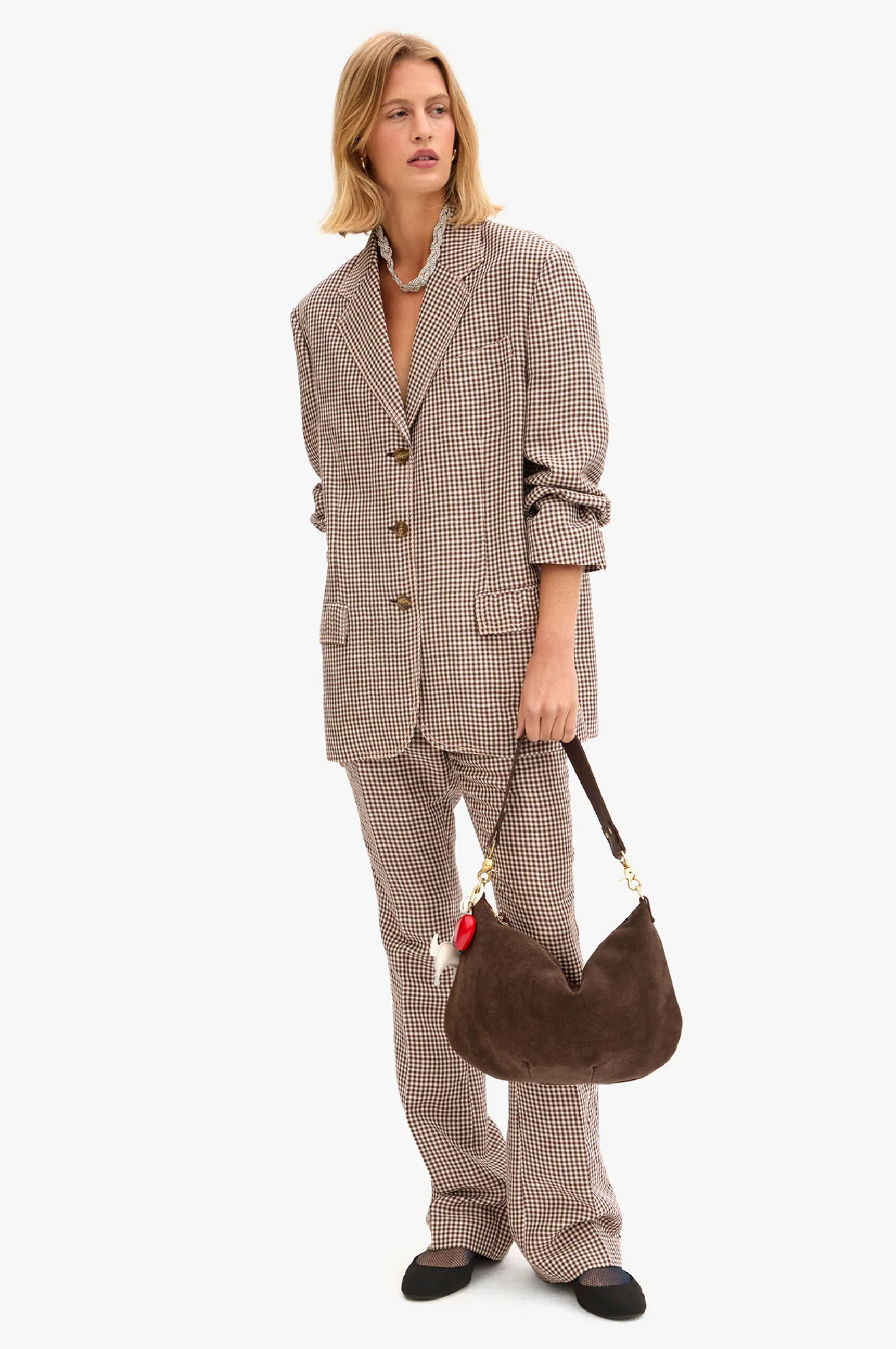 Moyen Messenger - Suede - Chocolate
