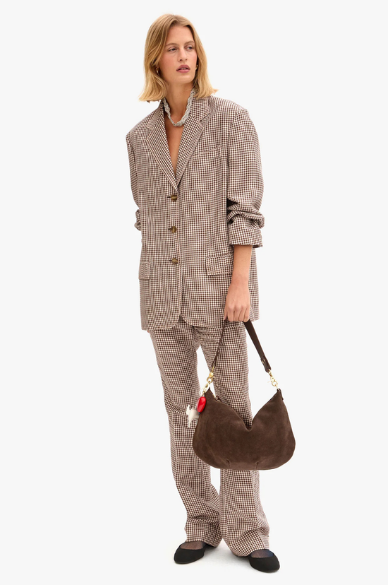Moyen Messenger - Suede - Chocolate