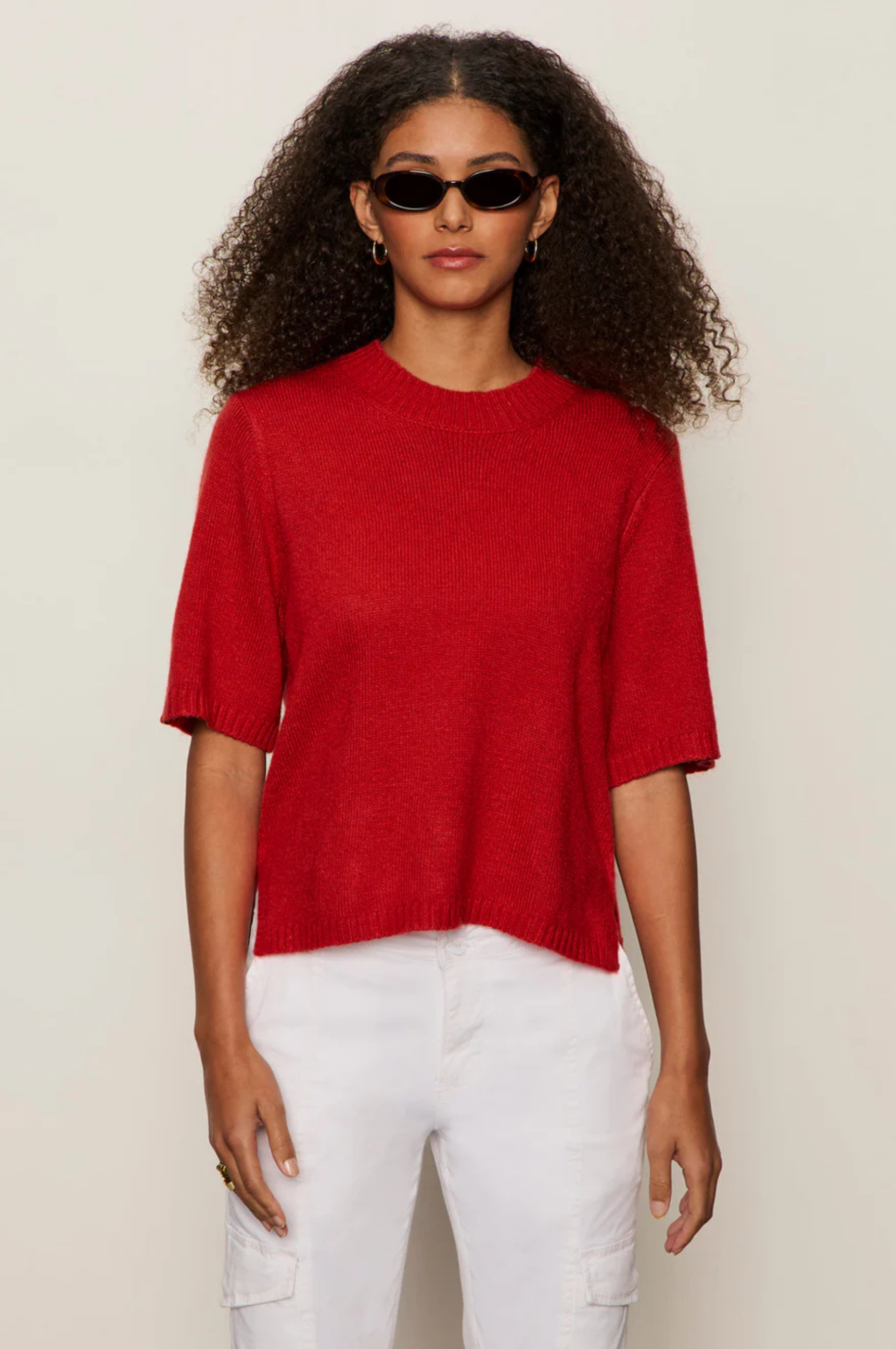 Perfect Sweater Tee - Tulip