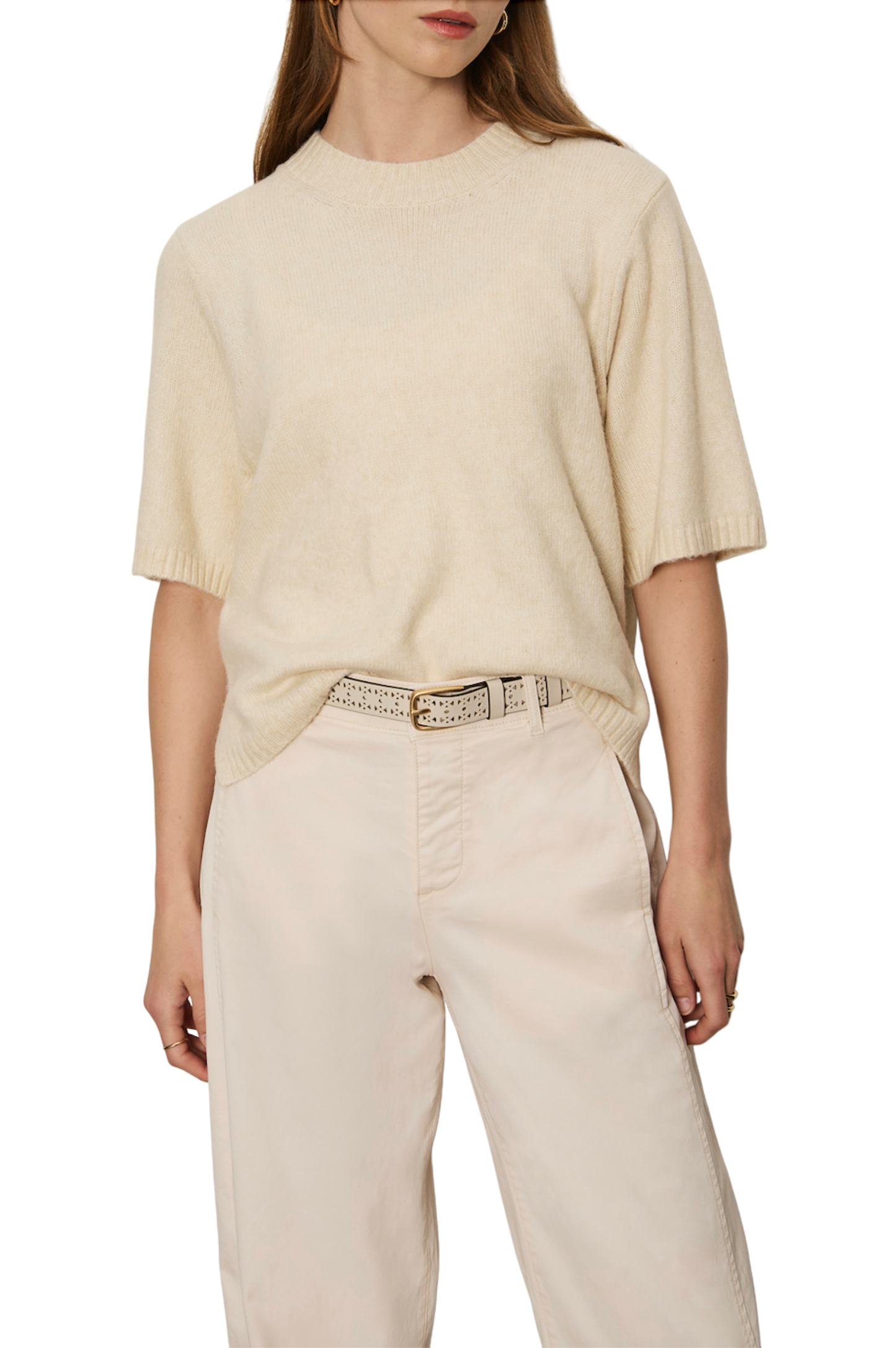 Perfect Sweater Tee - Vanilla Creme