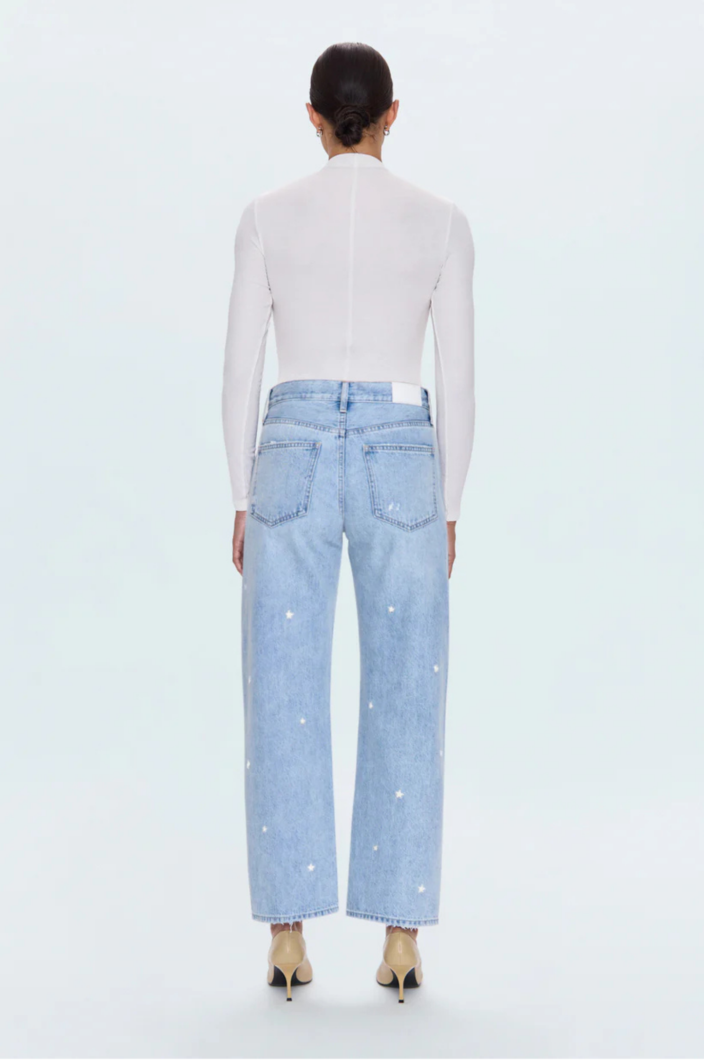 Lexi Mid Rise Bowed Straight - Stellar Vintage