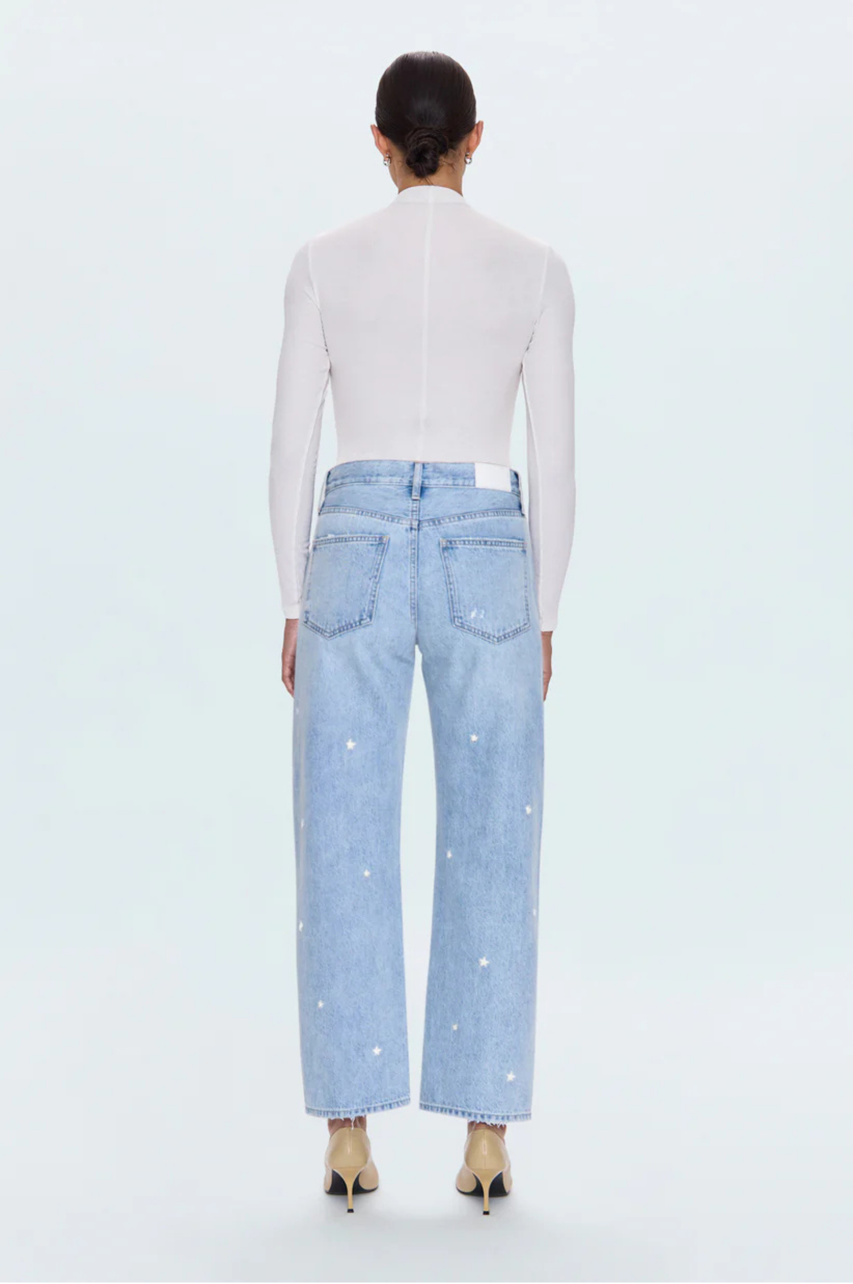 Lexi Mid Rise Bowed Straight - Stellar Vintage