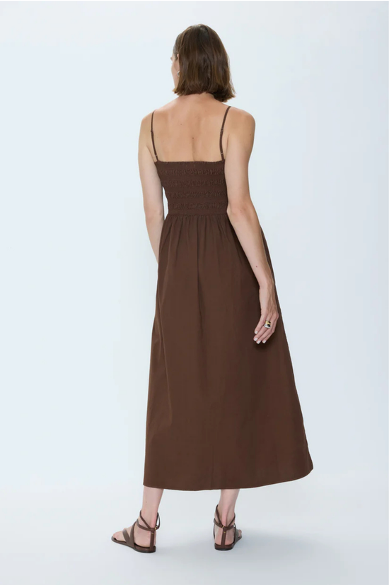Bianca Shirred Bodice Dress - Bruna