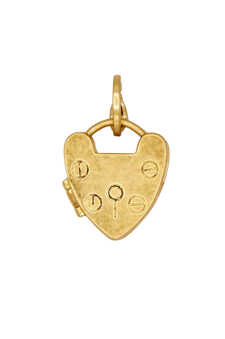Padlock Locket - Vintage Gold