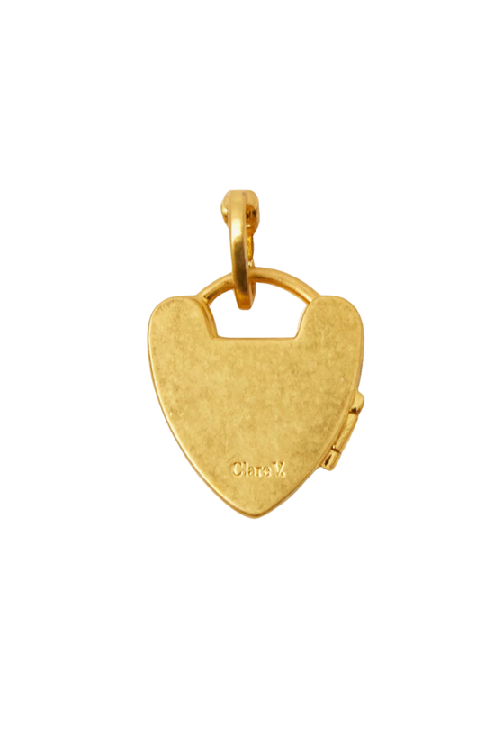 Padlock Locket - Vintage Gold