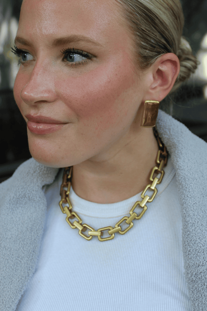 Solid Square Chain - Gold