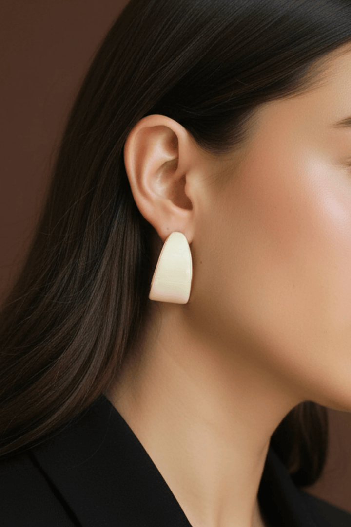 Sloane Hoops - Ivory
