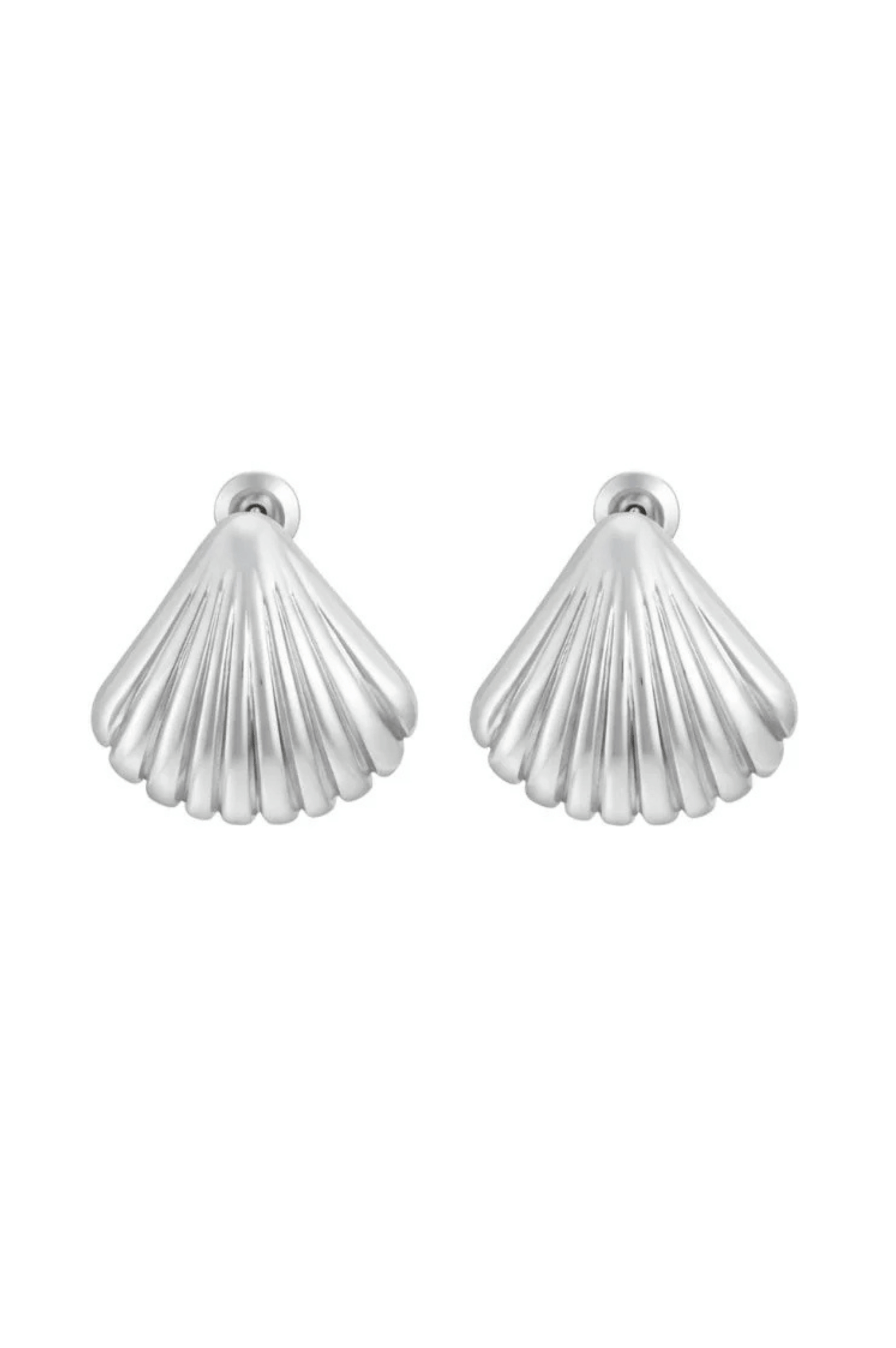 Lani Shell Studs - Silver