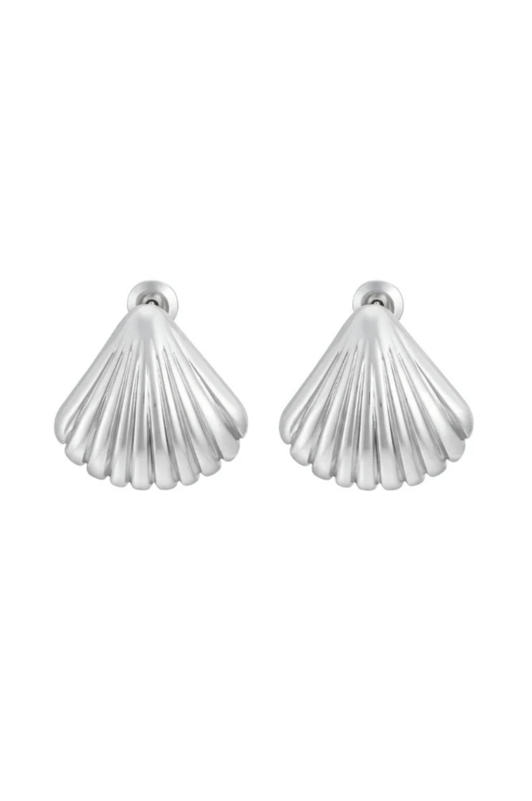 Lani Shell Studs - Silver