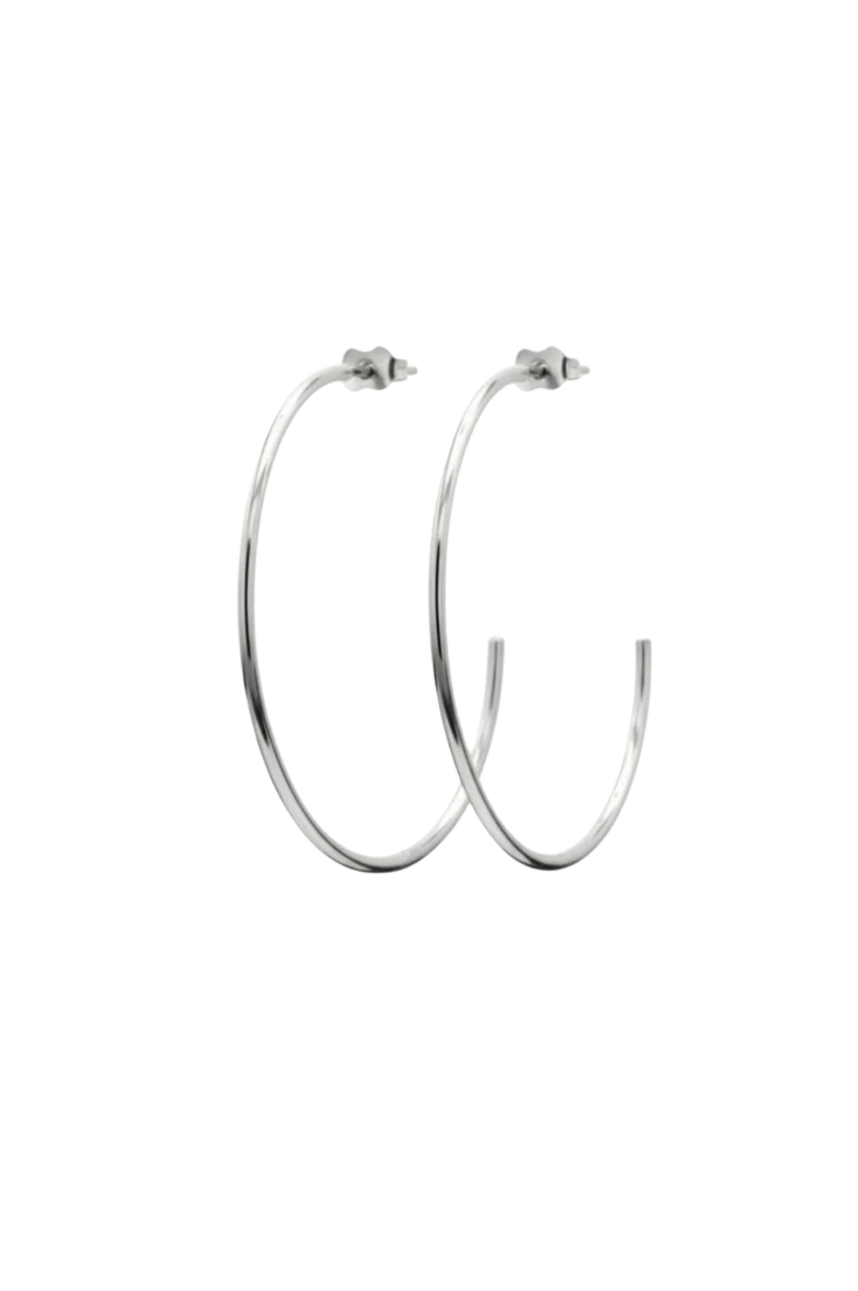 Mia Hoops - Silver