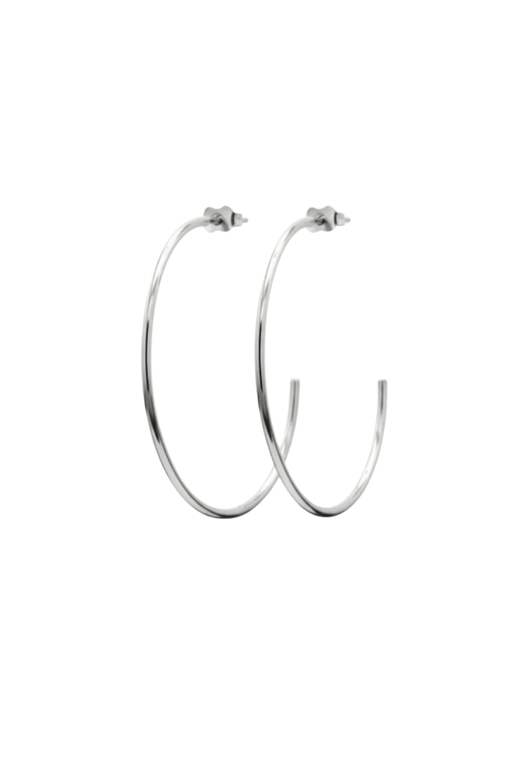 Mia Hoops - Silver