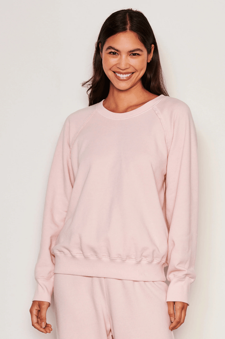 Raglan Sweatshirt - Faded Pink