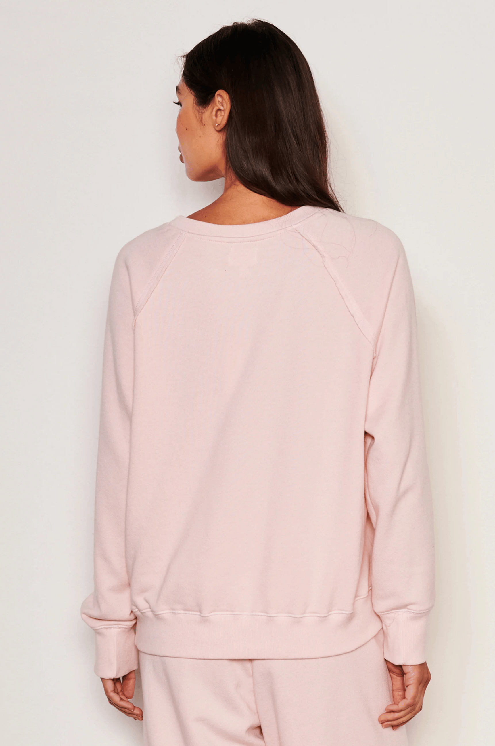 Raglan Sweatshirt - Faded Pink