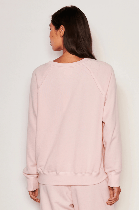 Raglan Sweatshirt - Faded Pink