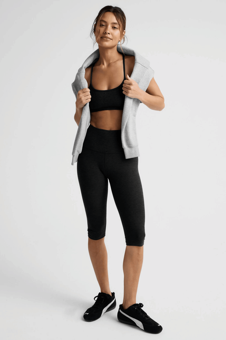 Spacedye High Waisted Pedal Pusher Legging - Darkest Night