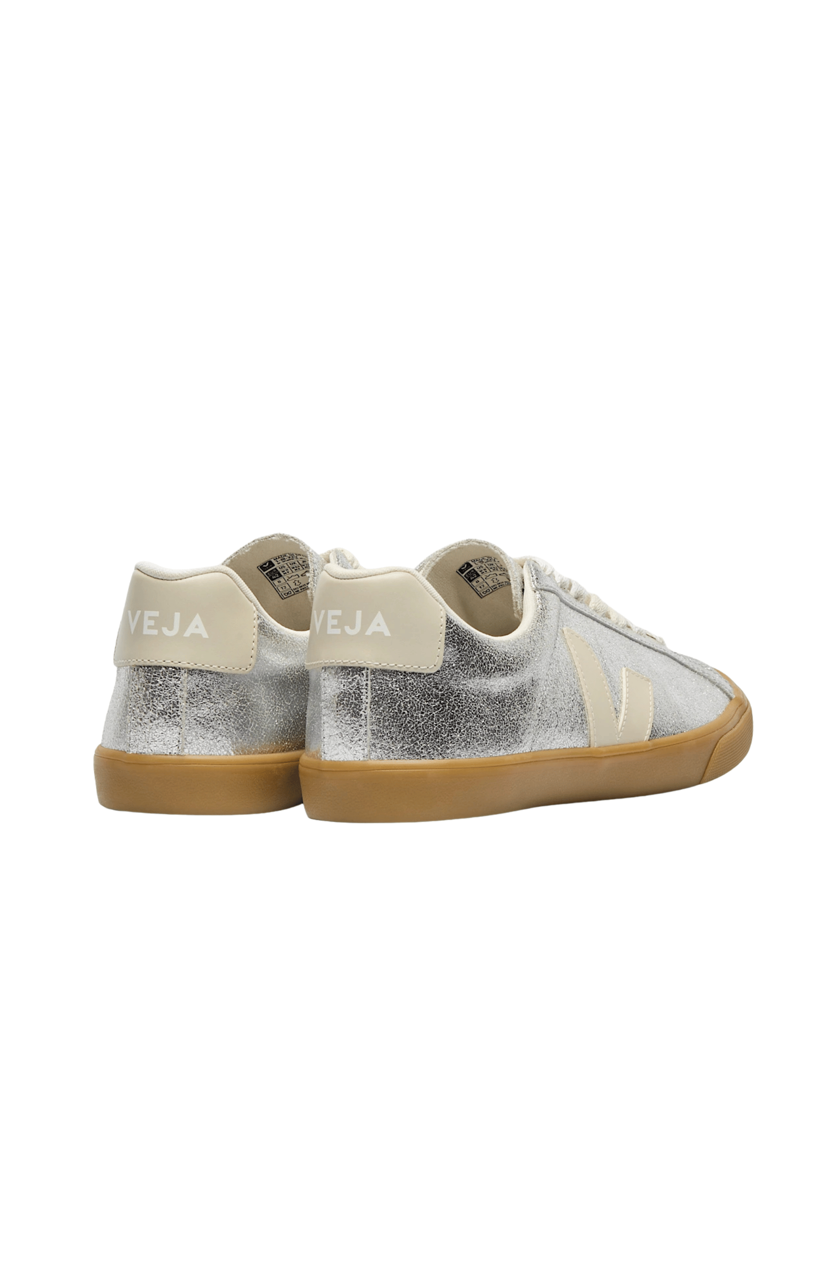 Esplar Logo Suede - Silver Pierre Natural