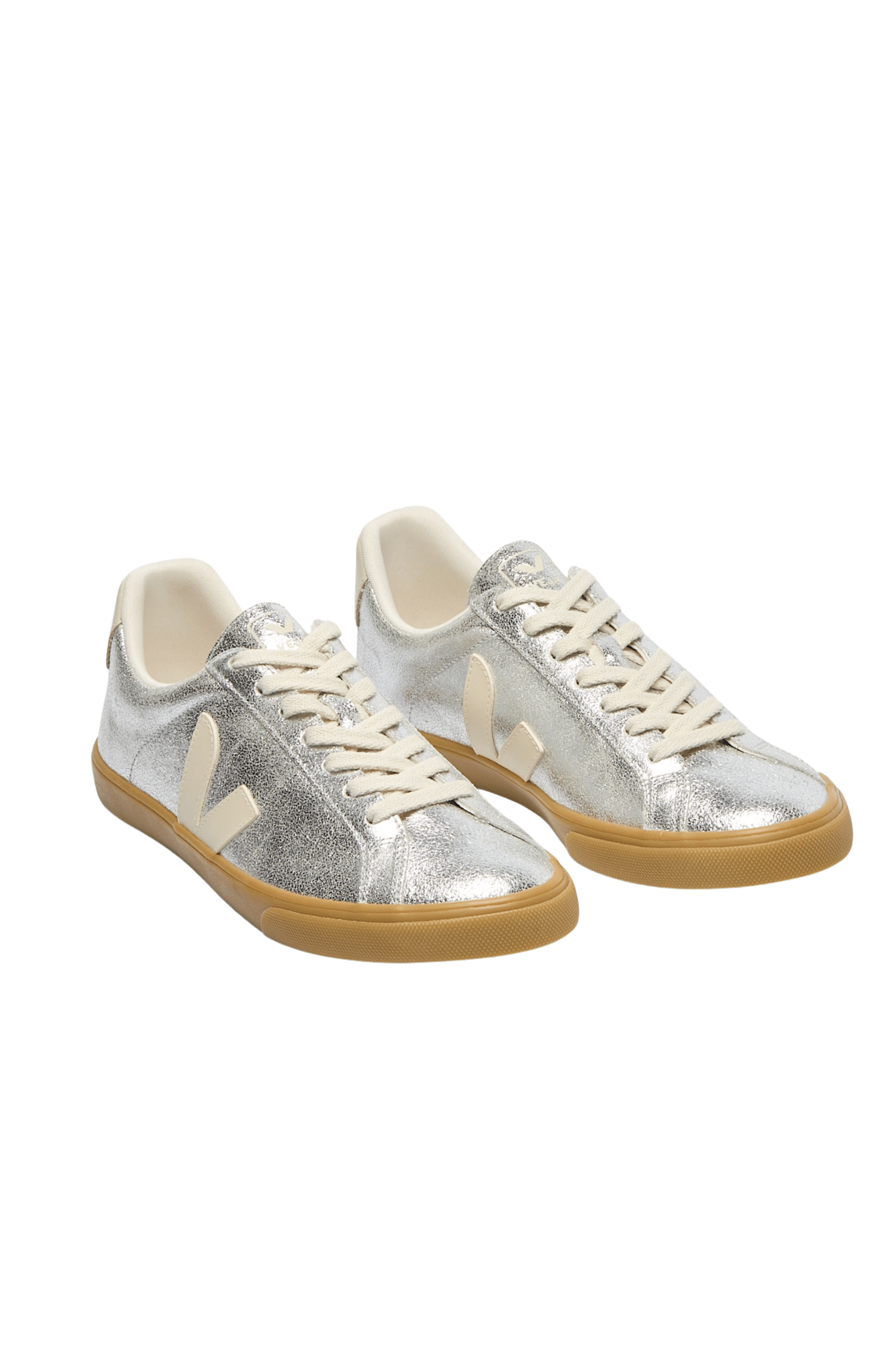 Esplar Logo Suede - Silver Pierre Natural