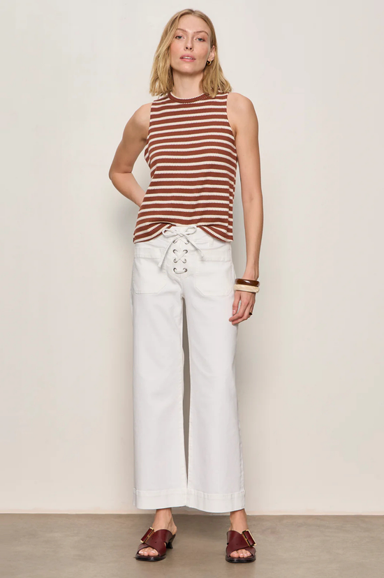 Campari Tank - Clay Stripe