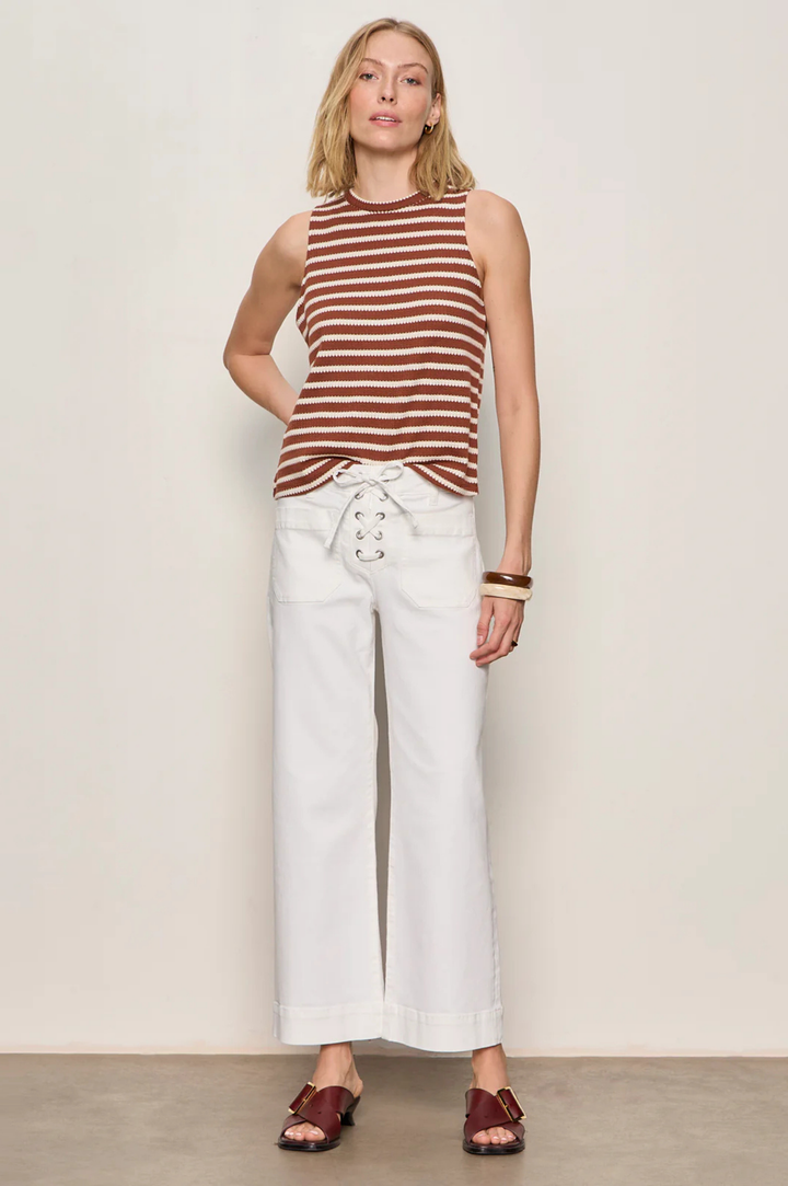 Campari Tank - Clay Stripe