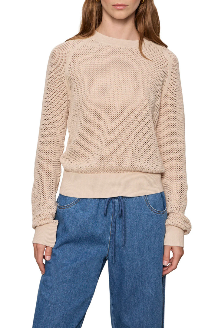 Soleil Open Stitch Sweater - Dark Opal