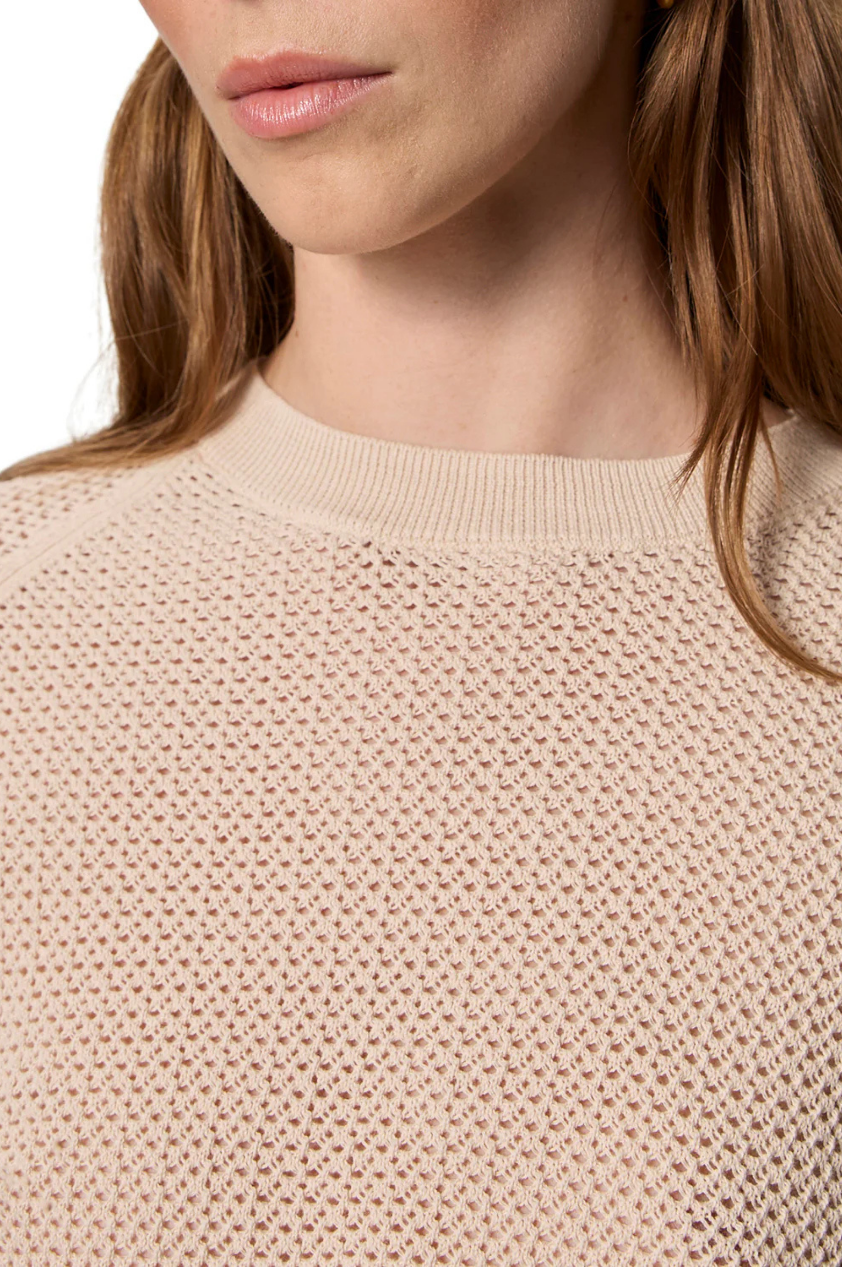 Soleil Open Stitch Sweater - Dark Opal