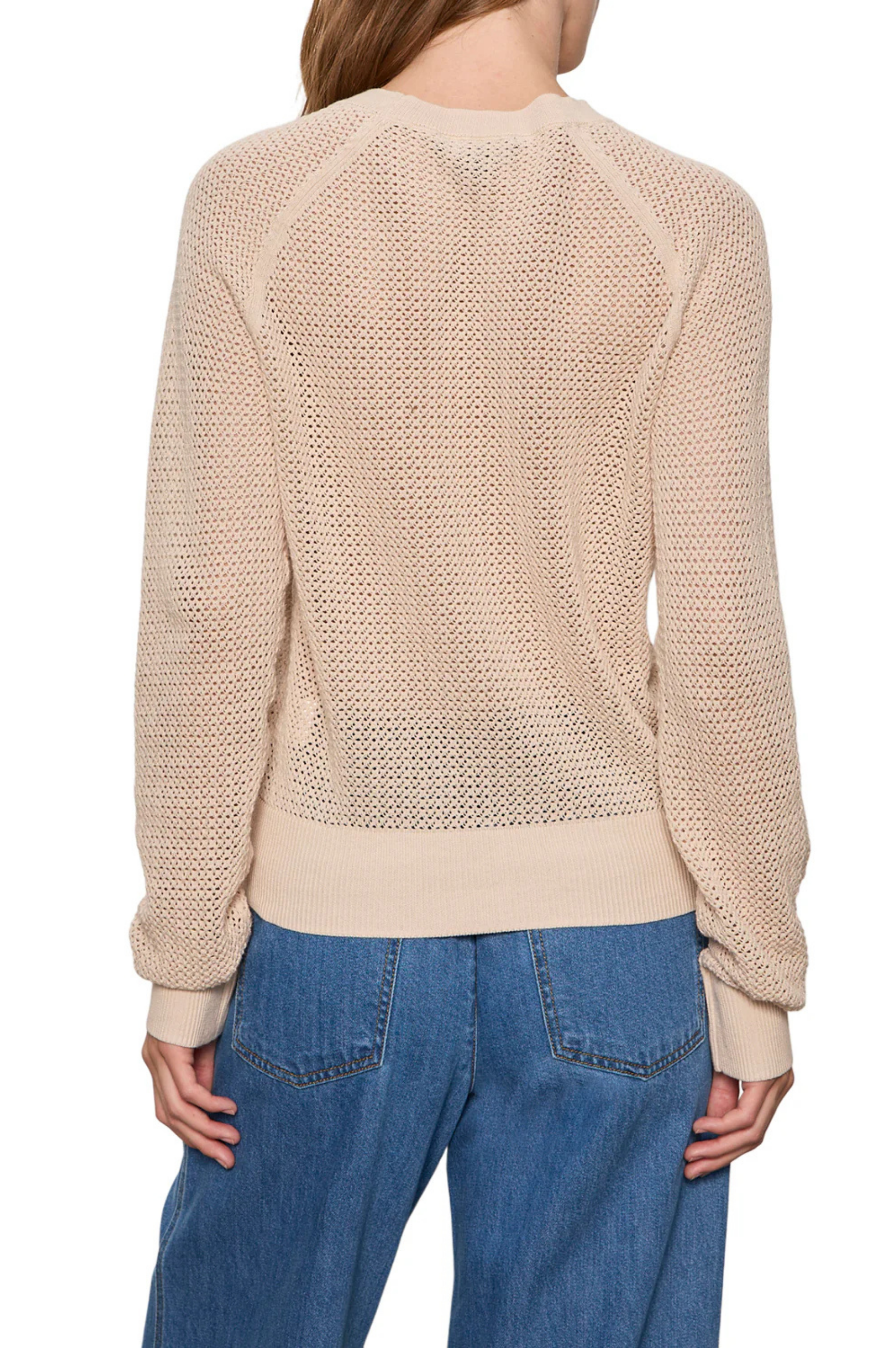 Soleil Open Stitch Sweater - Dark Opal