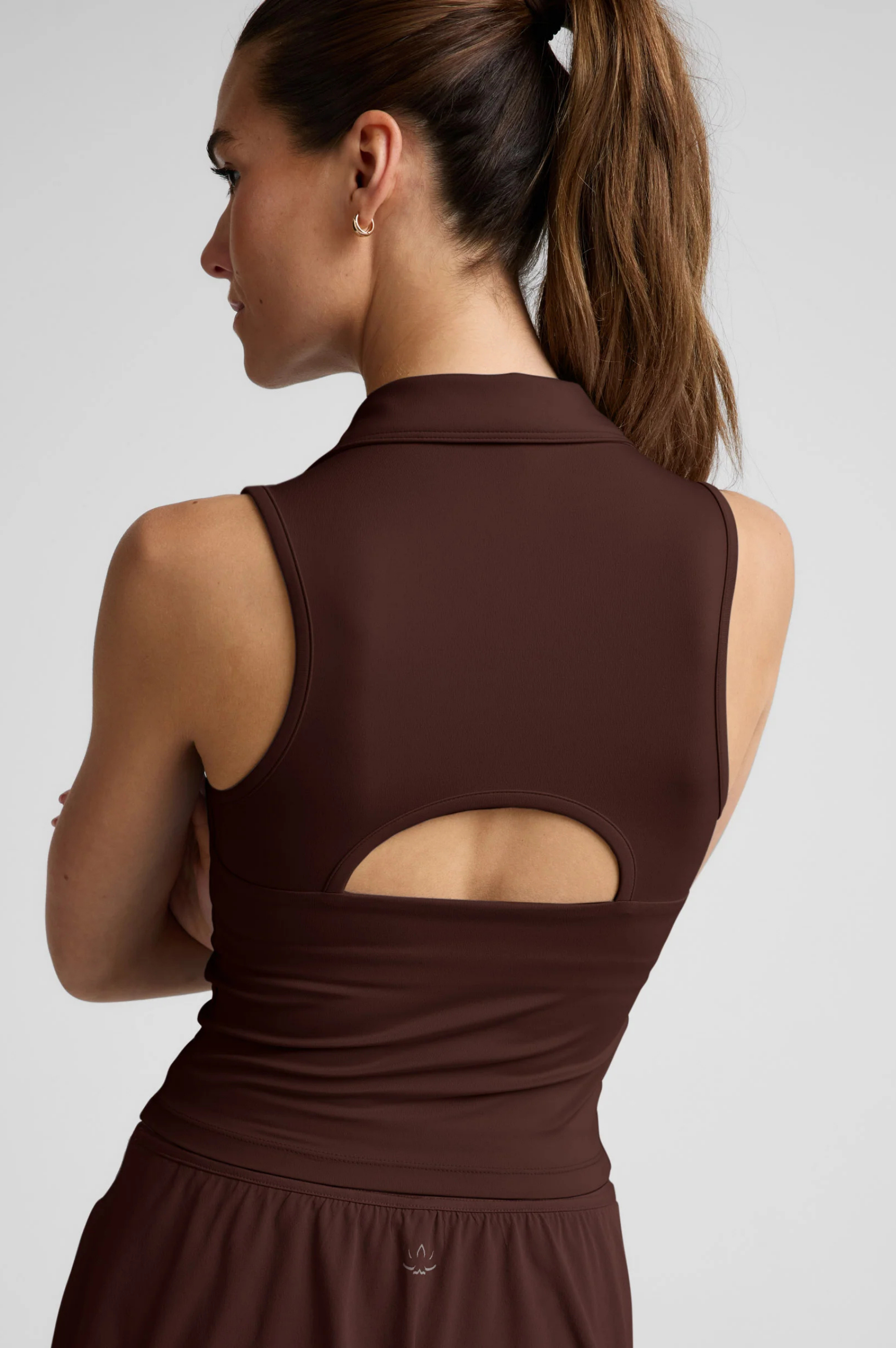 Sport Active Polo Tank - Iced Mocha