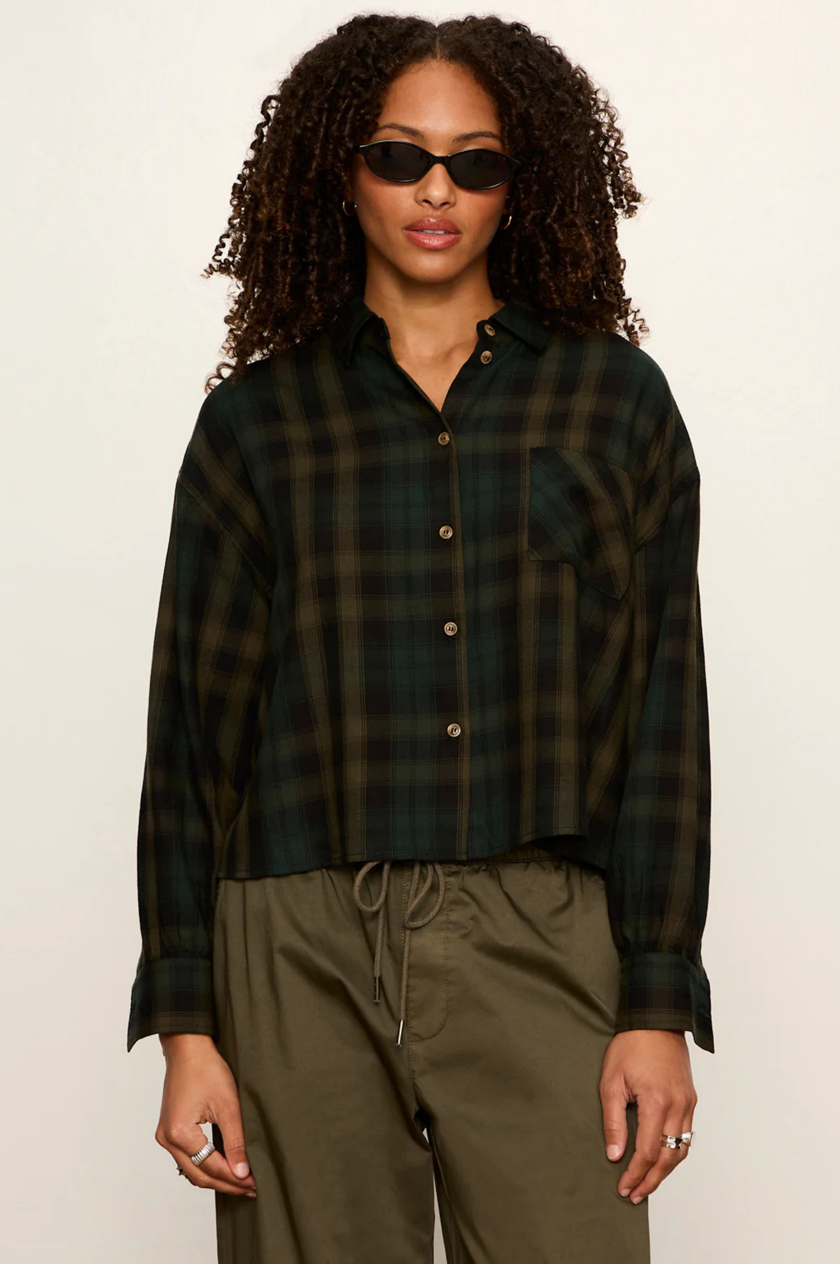 The Autumn Edit Flannel - Forest Plaid