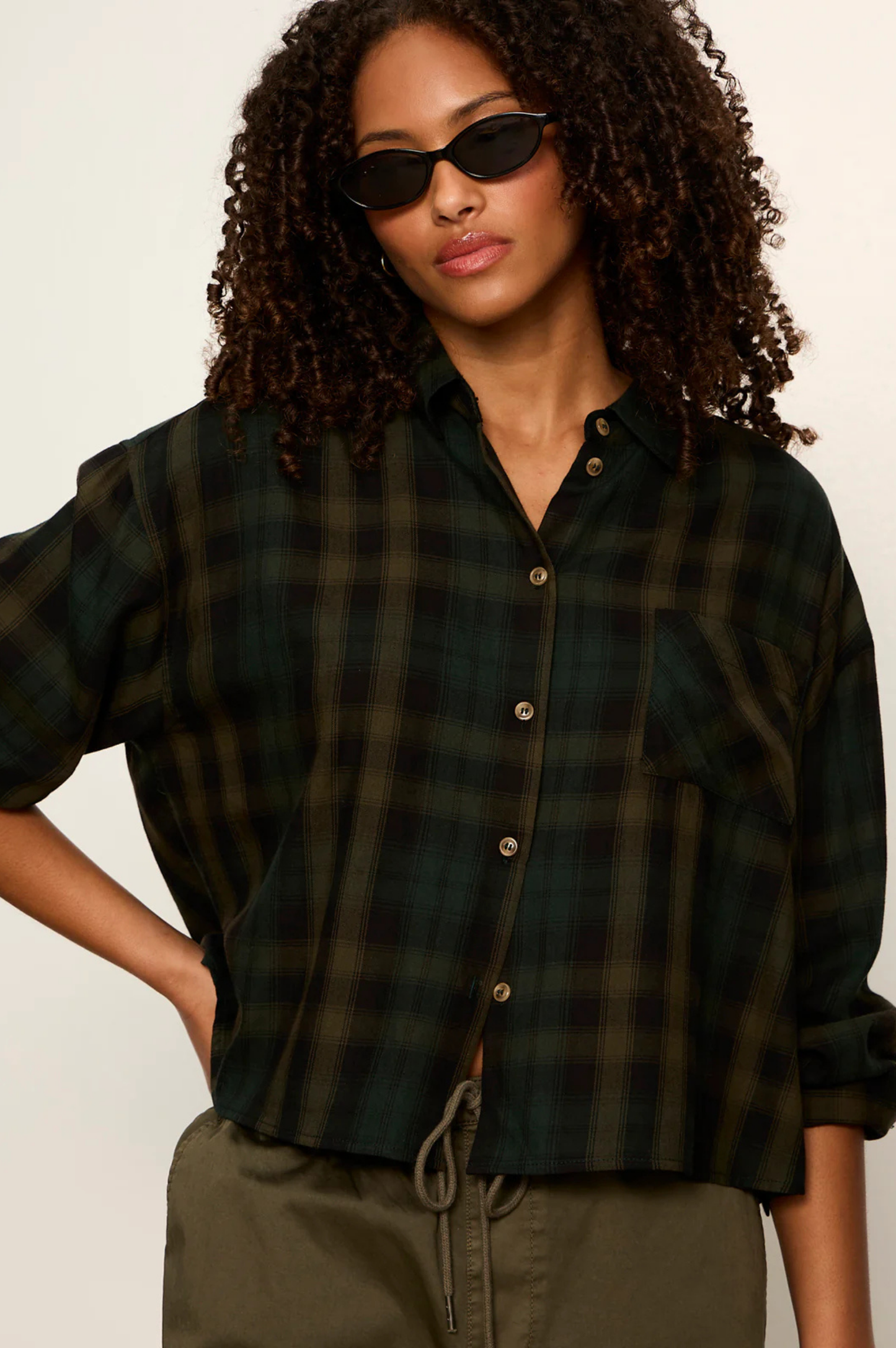 The Autumn Edit Flannel - Forest Plaid