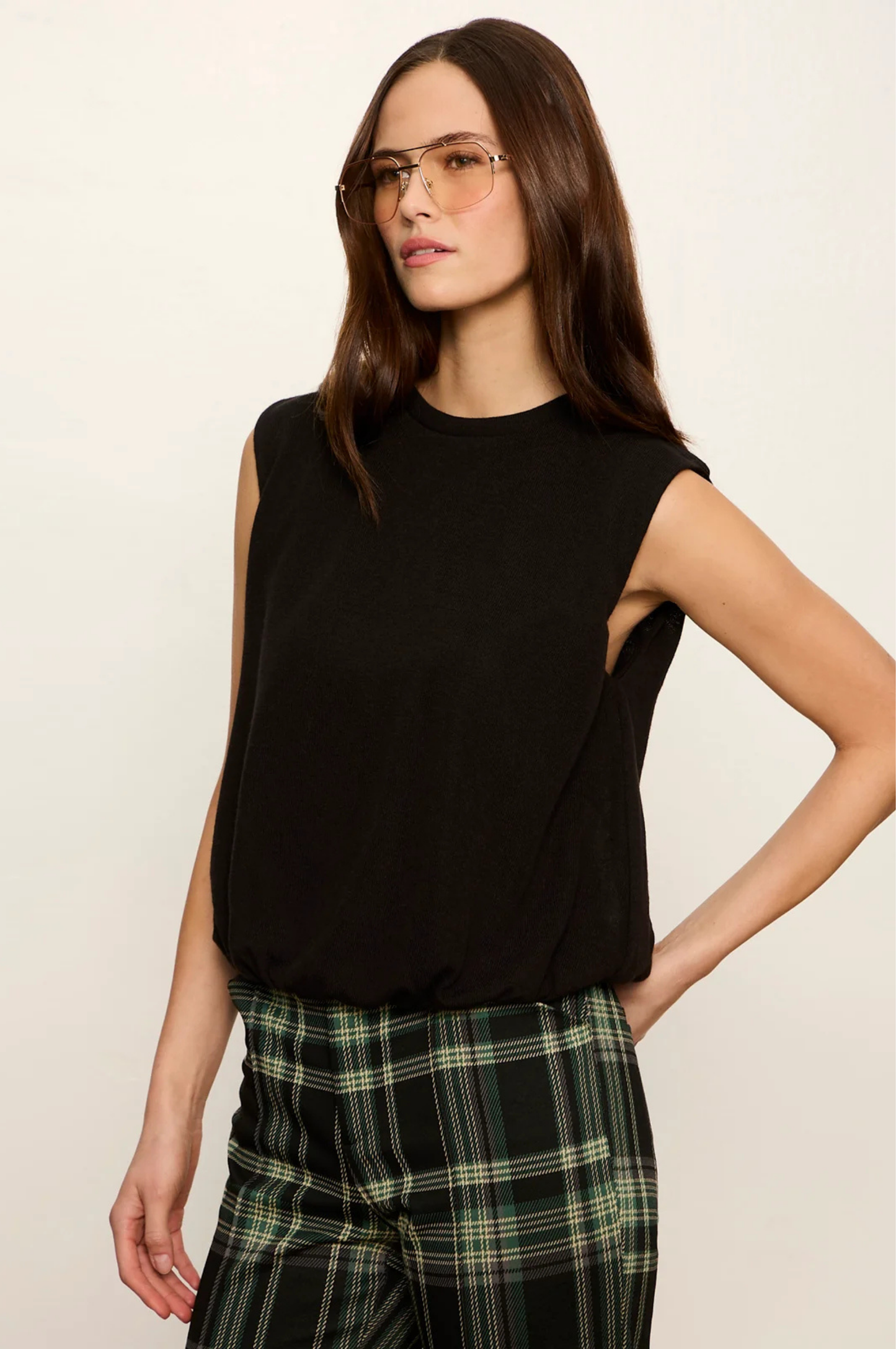 Quinn Bubble Shell - Black