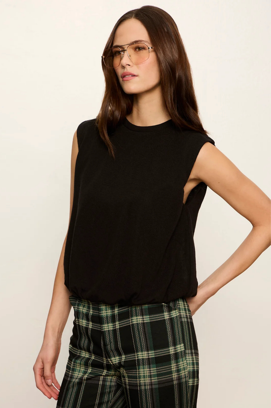 Quinn Bubble Shell - Black