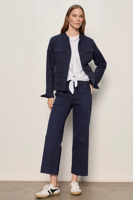 Ames Military Jacket - Navy Blazer