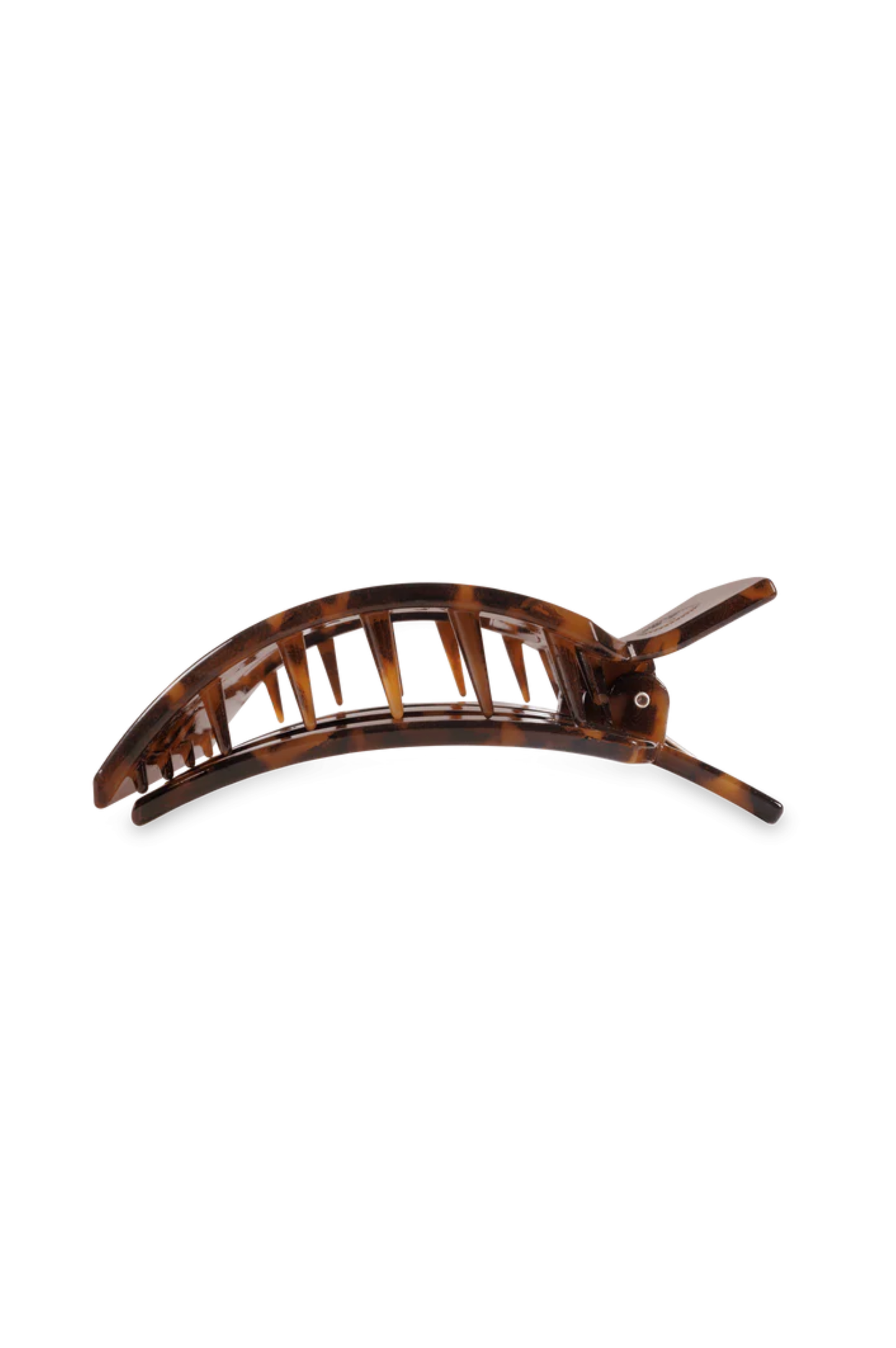 Medium Flat Square Hair Clip - Tortoise
